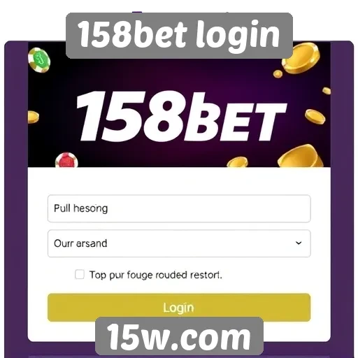 Acesso seguro ao site de jogos 158bet login